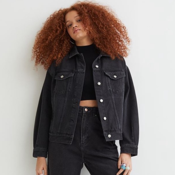 H&M Oversized Denim Jacket | Size US 12 - Picture 3 of 9